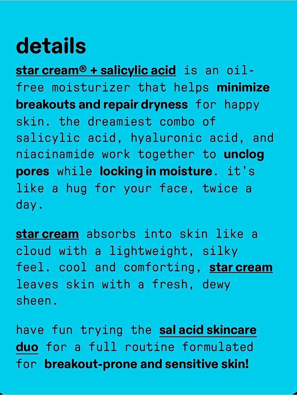 Starface Star Cream + Salicylic Acid Hydrating Moisturizer - Picture 8 of 9